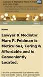 Mobile Screenshot of marcpfeldmanlaw.com